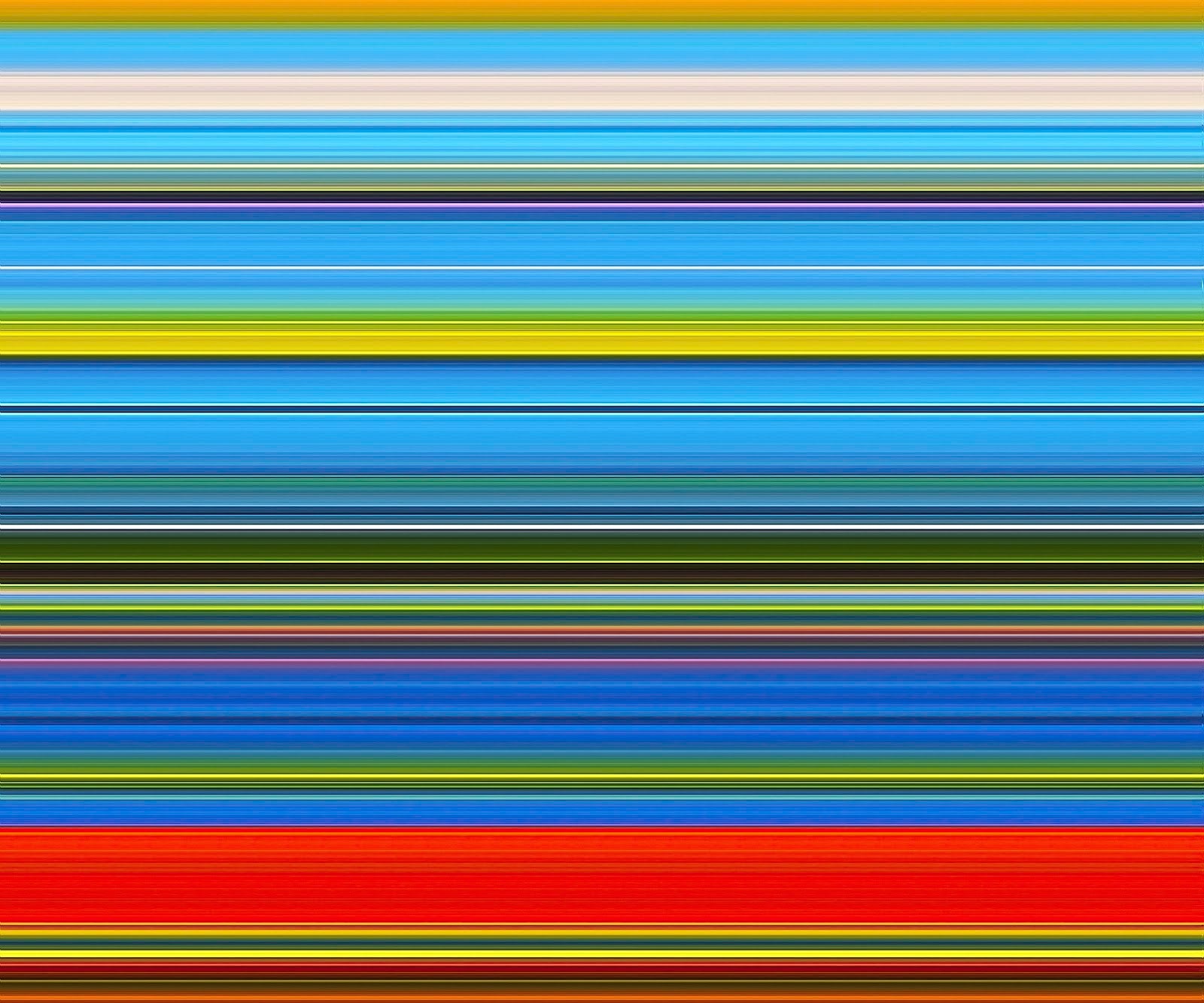 Abstract painting with cool blues and warm reds on luminous metal by artist Maciek Peter Kozlowski.