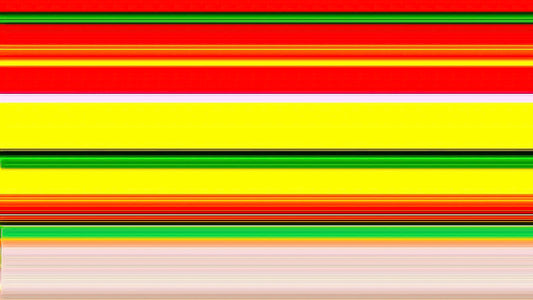 A red sun setting over fields of tan, orange, and green, printed on luminous semi-gloss metal by artist Maciek Peter Kozlowsk