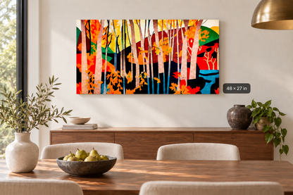 Alternate view of Fall Across The Bay On Lac Rheaume LTD Print by Maciek Peter Kozlowski