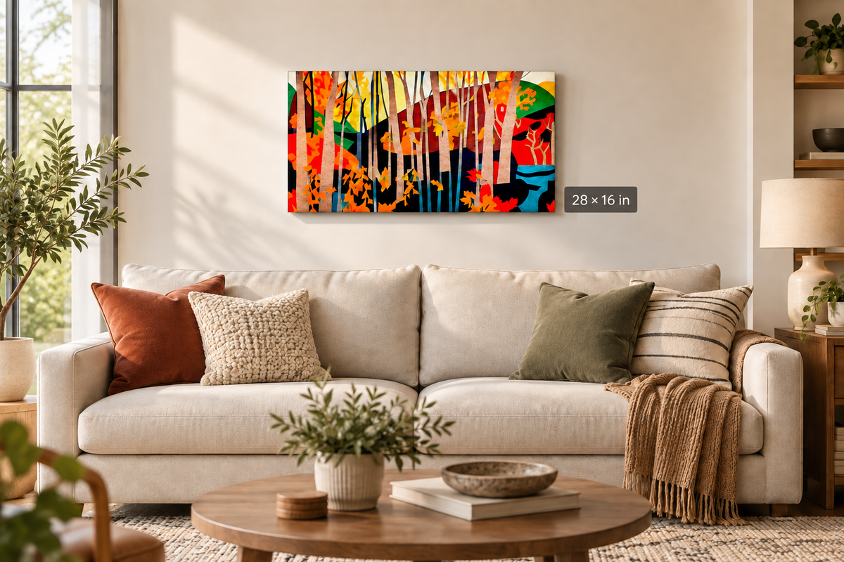 Alternate view of Fall Across The Bay On Lac Rheaume LTD Print by Maciek Peter Kozlowski