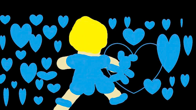 ELA Z MISIEM – ELLA WITH A TEDDY BEAR