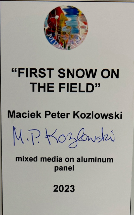 First Snow on the Field Original