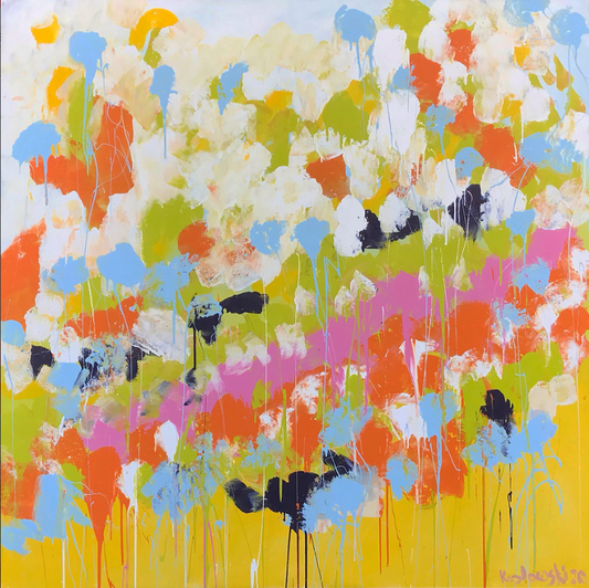 Butterflies in Spring Original Painting