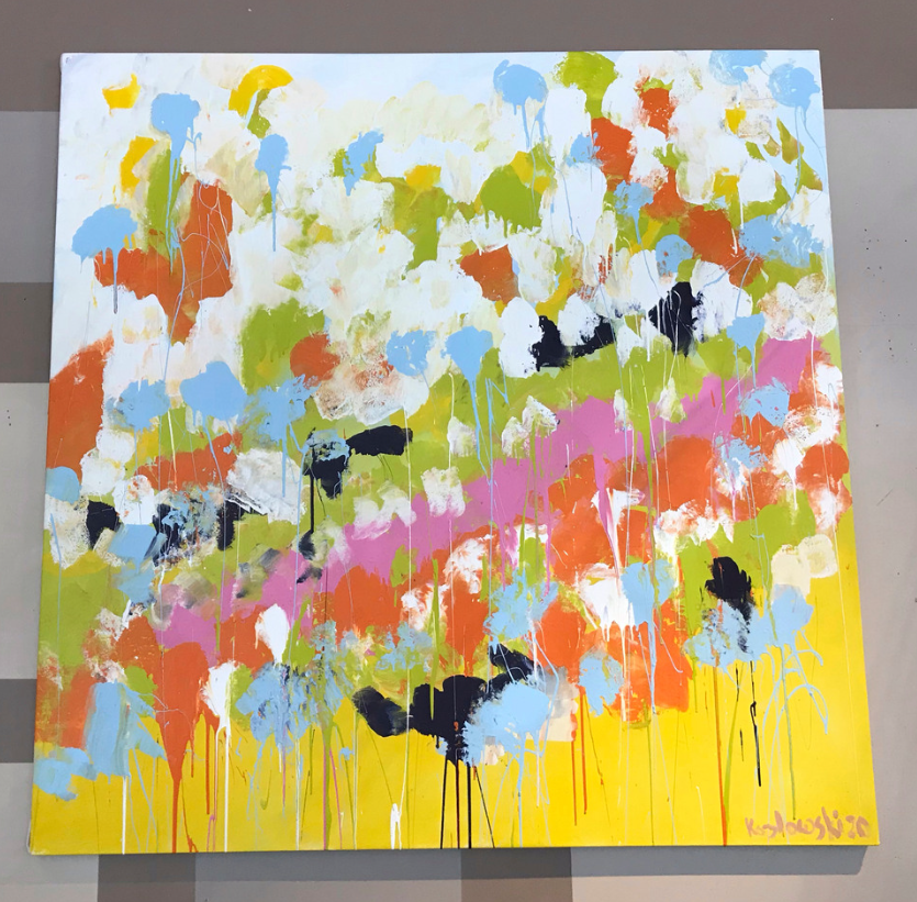 Butterflies in Spring Original Painting