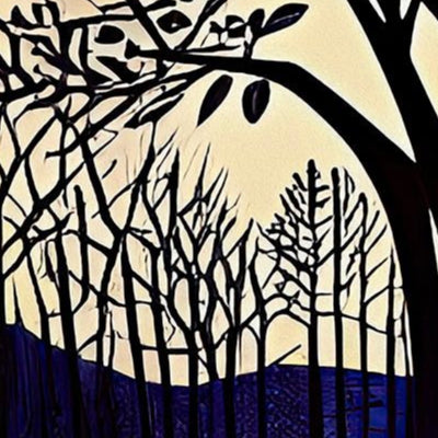 Alternate view of Snow and Water on the Flood Plain in Early Spring LTD Print by Maciek Peter Kozlowski