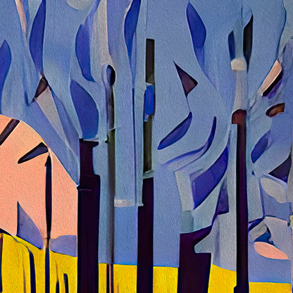 Alternate view of Spring Festival on the Flood Plain LTD Print by Maciek Peter Kozlowski